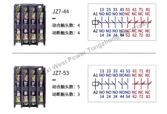 JZ7 contact relay drawing JZ7 contact relay drawing